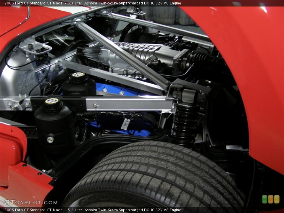 5.4 Liter Lysholm Twin-Screw Supercharged DOHC 32V V8 Engine for the 2006 Ford GT #96056