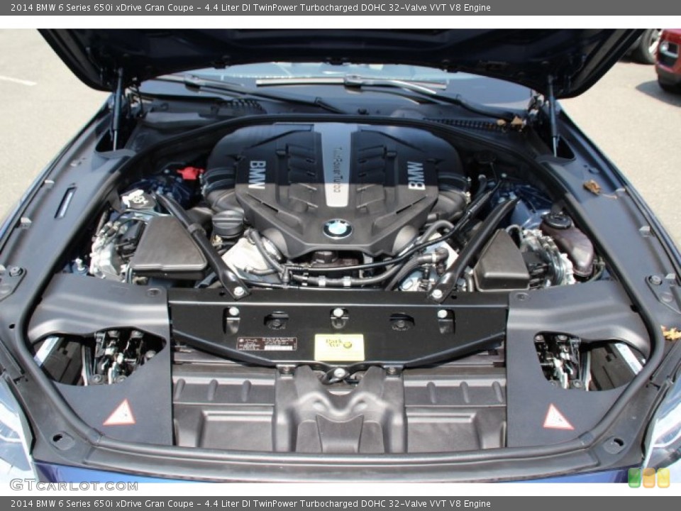 4.4 Liter DI TwinPower Turbocharged DOHC 32-Valve VVT V8 Engine for the 2014 BMW 6 Series #96059463