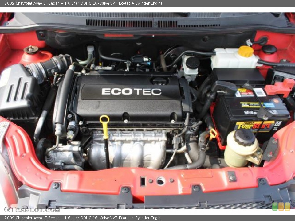 1.6 Liter DOHC 16-Valve VVT Ecotec 4 Cylinder Engine for the 2009 Chevrolet Aveo #96127529