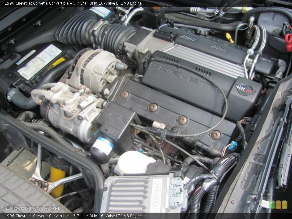5.7 Liter OHV 16-Valve LT1 V8 Engine for the 1996 Chevrolet Corvette #96134756