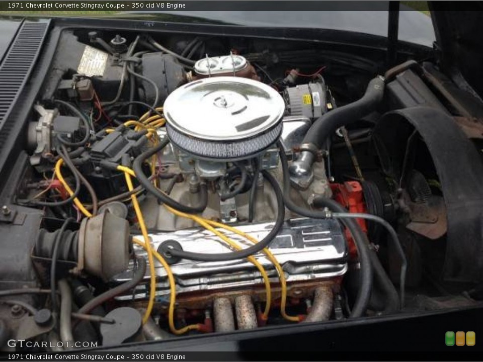 350 cid V8 Engine for the 1971 Chevrolet Corvette #96161054
