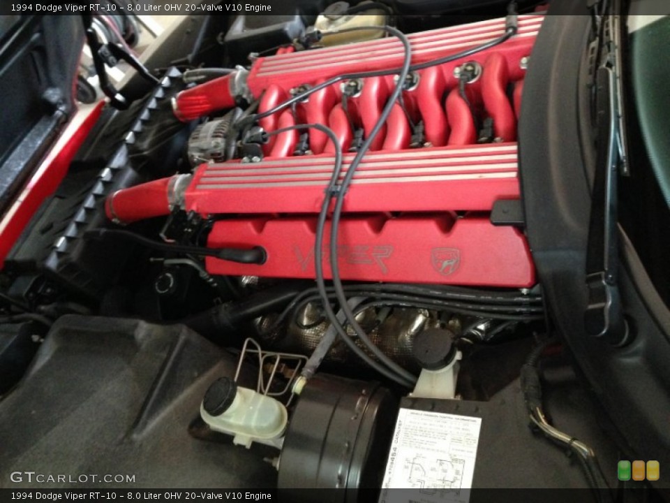 8.0 Liter OHV 20-Valve V10 Engine for the 1994 Dodge Viper #96161750
