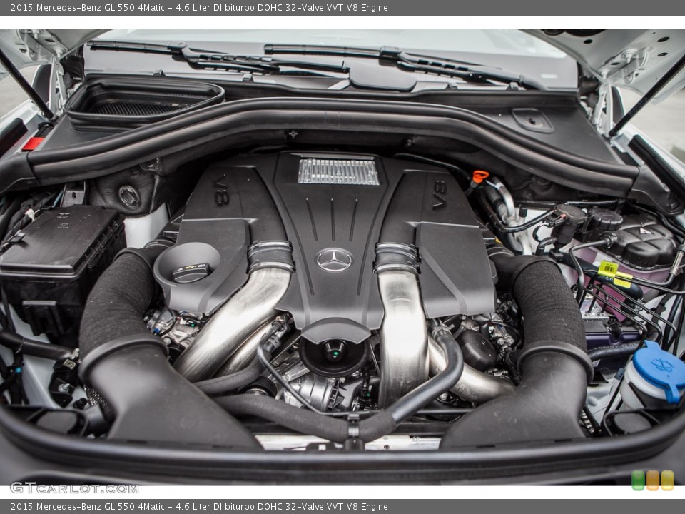4.6 Liter DI biturbo DOHC 32-Valve VVT V8 Engine for the 2015 Mercedes-Benz GL #96220524