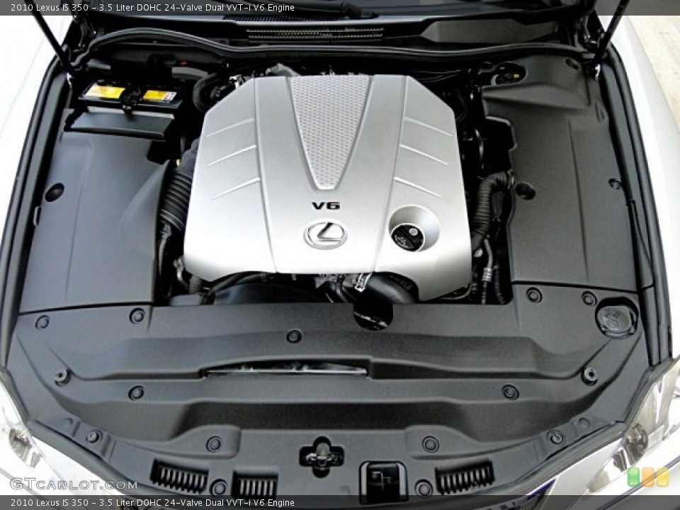 3.5 Liter DOHC 24-Valve Dual VVT-i V6 2010 Lexus IS Engine