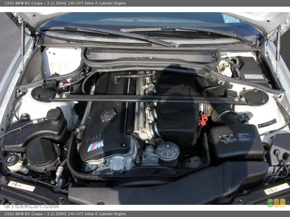 3.2L DOHC 24V VVT Inline 6 Cylinder Engine for the 2003 BMW M3 #96291105
