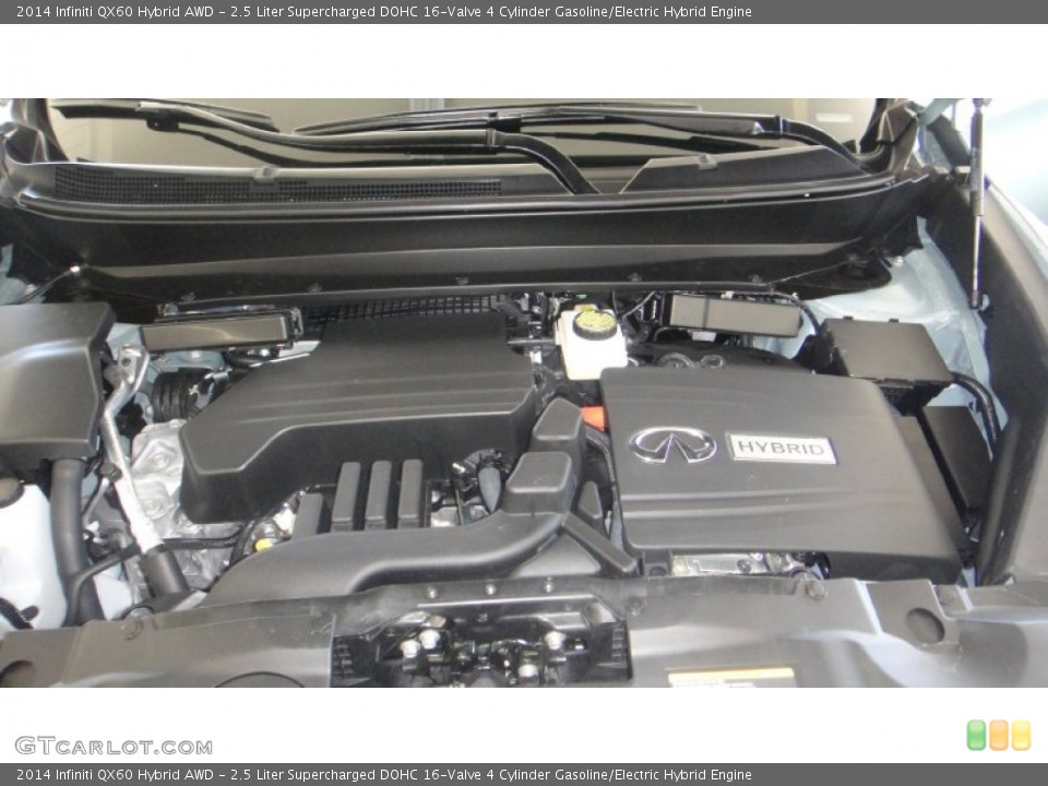 2.5 Liter Supercharged DOHC 16-Valve 4 Cylinder Gasoline/Electric Hybrid Engine for the 2014 Infiniti QX60 #96304299