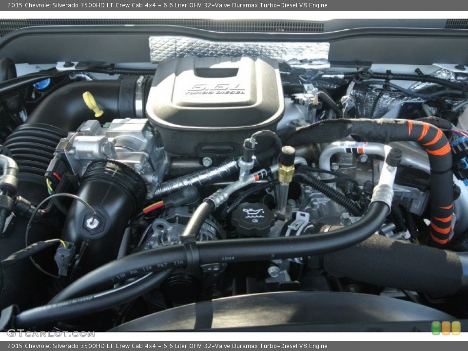 6.6 Liter OHV 32-Valve Duramax Turbo-Diesel V8 Engine for the 2015 Chevrolet Silverado 3500HD #96311157