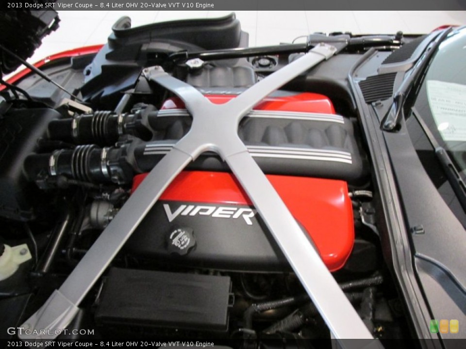 8.4 Liter OHV 20-Valve VVT V10 Engine for the 2013 Dodge SRT Viper #96321342