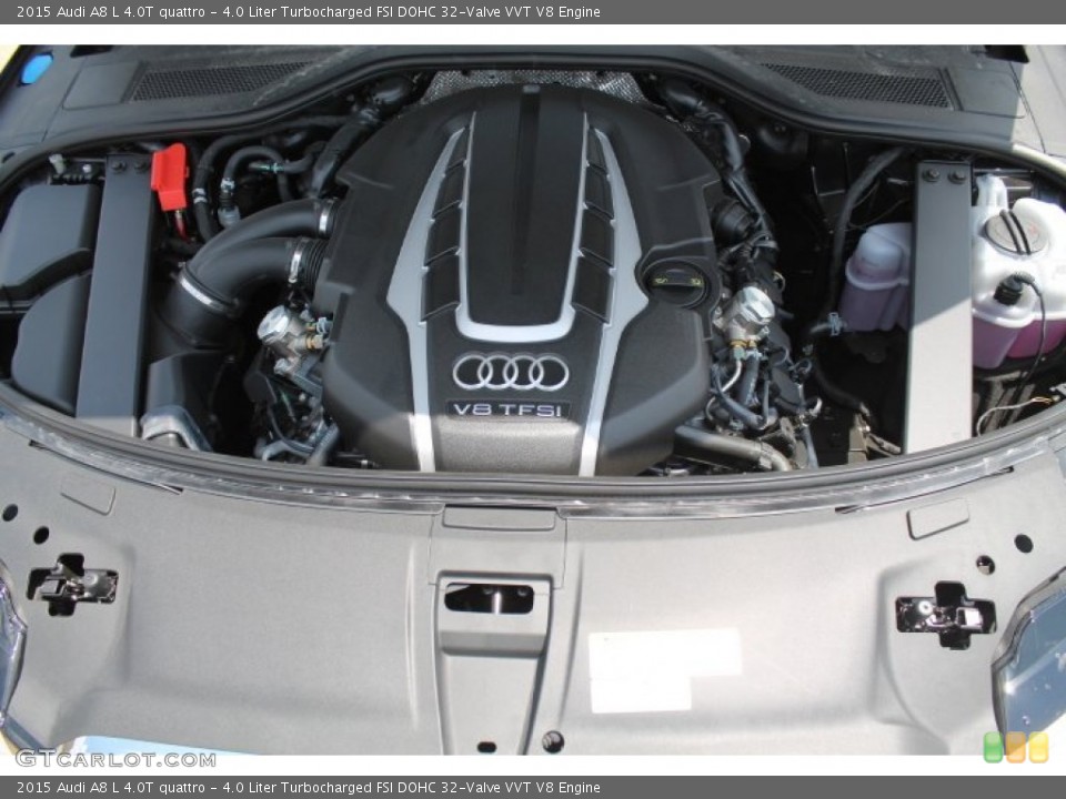 4.0 Liter Turbocharged FSI DOHC 32-Valve VVT V8 Engine for the 2015 Audi A8 #96332250