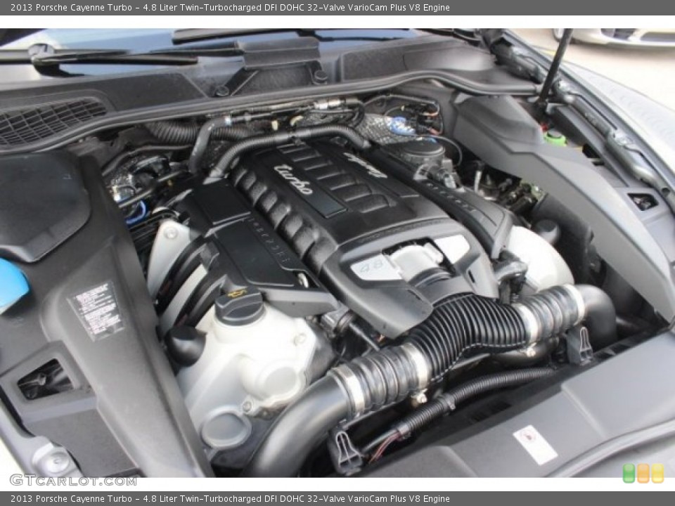4.8 Liter Twin-Turbocharged DFI DOHC 32-Valve VarioCam Plus V8 Engine for the 2013 Porsche Cayenne #96358004