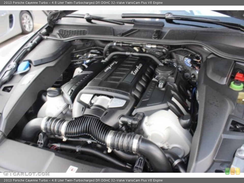 4.8 Liter Twin-Turbocharged DFI DOHC 32-Valve VarioCam Plus V8 Engine for the 2013 Porsche Cayenne #96358025