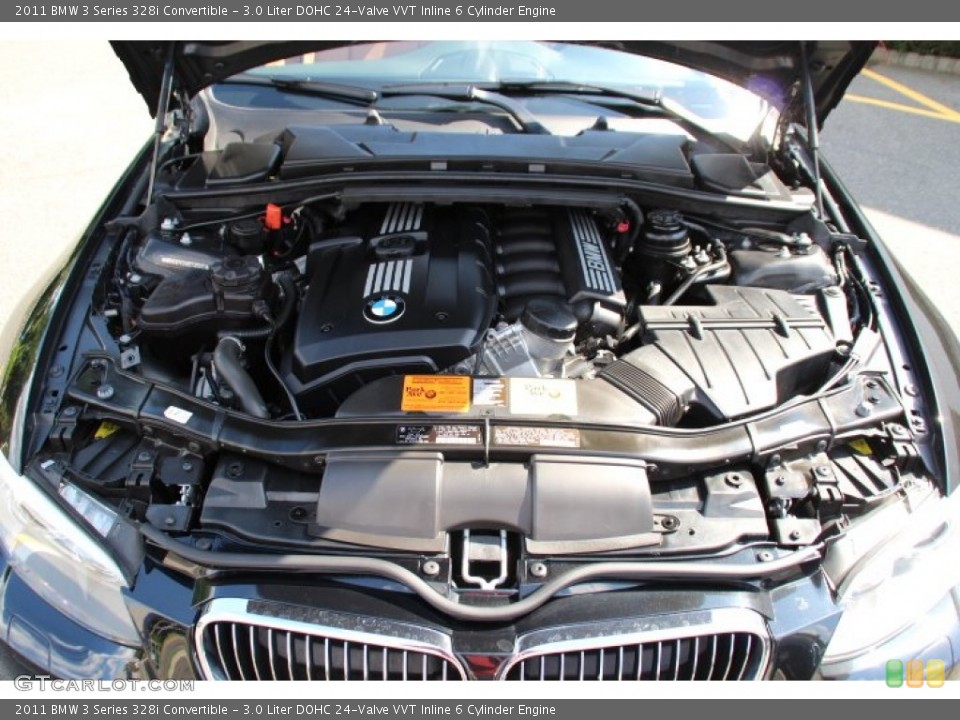 3.0 Liter DOHC 24-Valve VVT Inline 6 Cylinder 2011 BMW 3 Series Engine