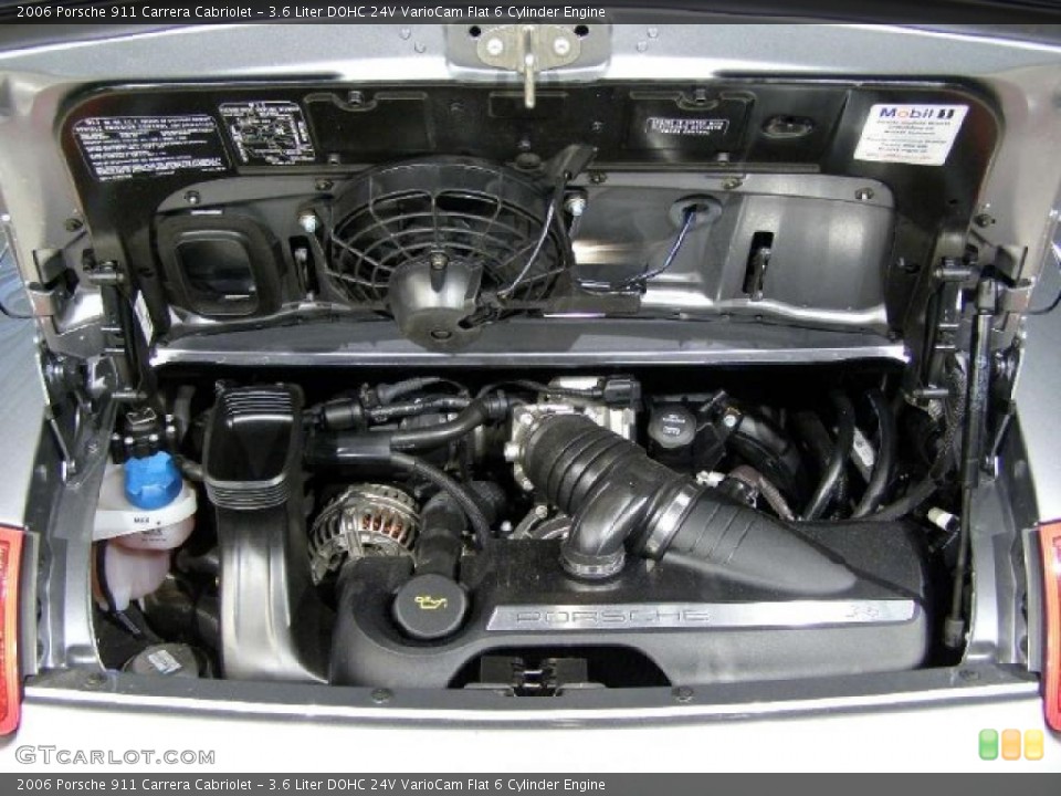 3.6 Liter DOHC 24V VarioCam Flat 6 Cylinder Engine for the 2006 Porsche 911 #9637293
