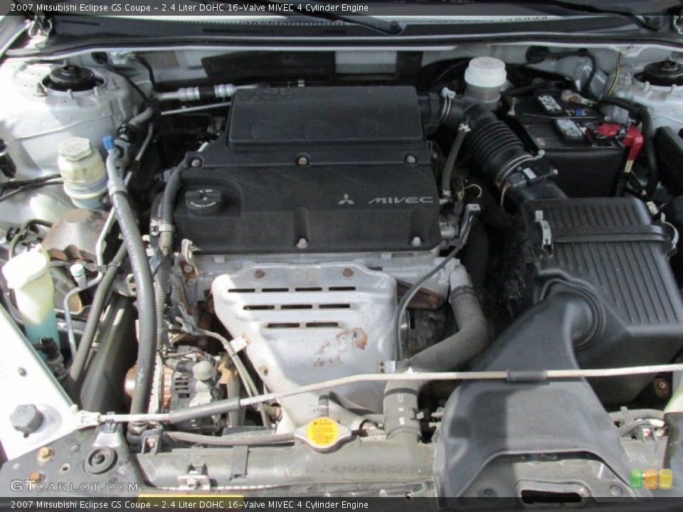 2.4 Liter DOHC 16-Valve MIVEC 4 Cylinder 2007 Mitsubishi Eclipse Engine