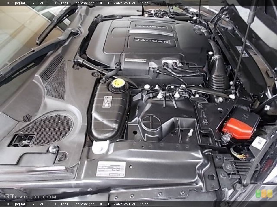 5.0 Liter DI Supercharged DOHC 32-Valve VVT V8 Engine for the 2014 Jaguar F-TYPE #96402800