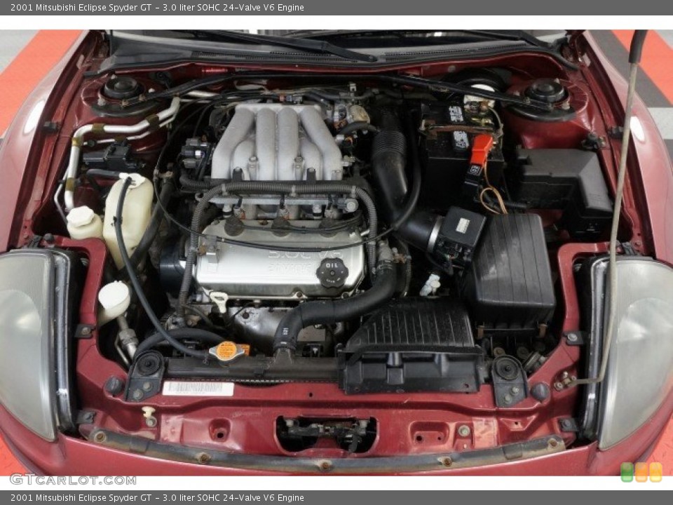 3.0 liter SOHC 24-Valve V6 Engine for the 2001 Mitsubishi Eclipse #96403529