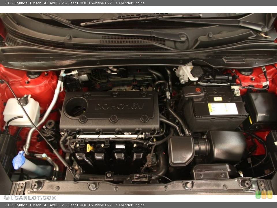 2.4 Liter DOHC 16-Valve CVVT 4 Cylinder Engine for the 2013 Hyundai Tucson #96417374