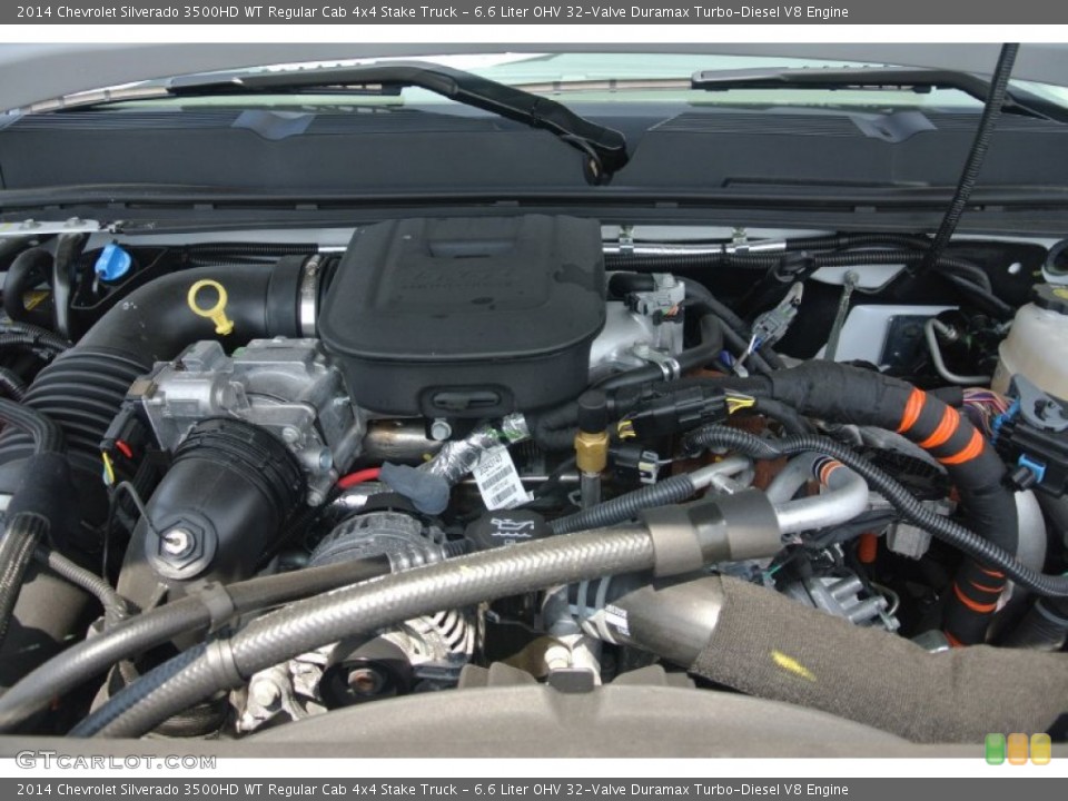 6.6 Liter OHV 32-Valve Duramax Turbo-Diesel V8 Engine for the 2014 Chevrolet Silverado 3500HD #96436585