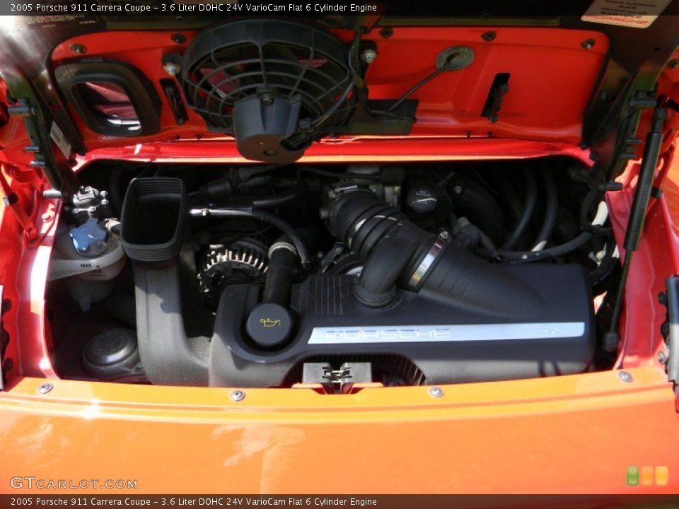 3.6 Liter DOHC 24V VarioCam Flat 6 Cylinder Engine for the 2005 Porsche 911 #96455971