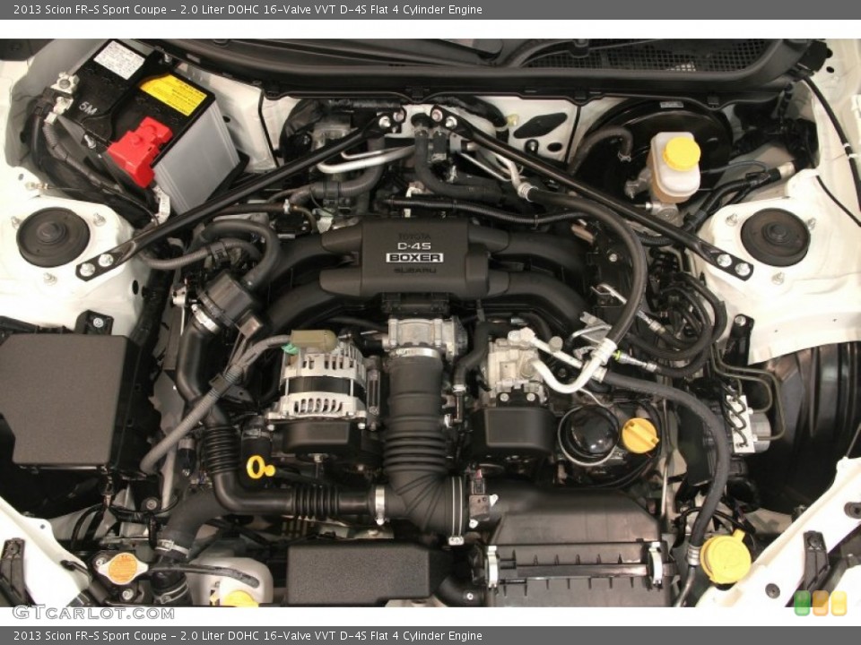2.0 Liter DOHC 16-Valve VVT D-4S Flat 4 Cylinder Engine for the 2013 Scion FR-S #96469918