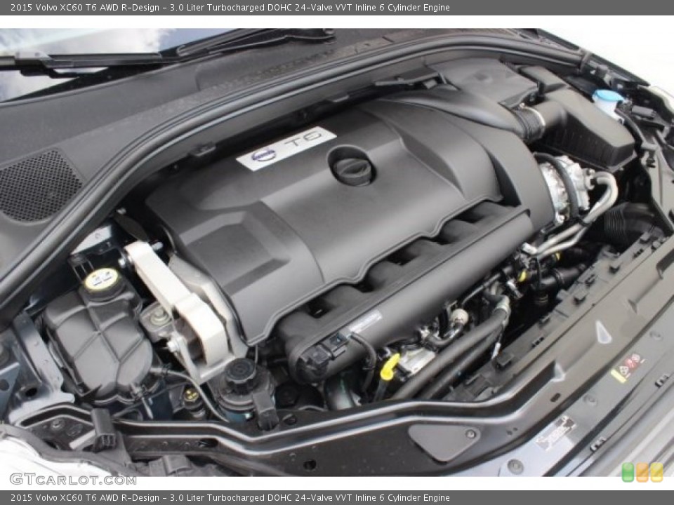 3.0 Liter Turbocharged DOHC 24-Valve VVT Inline 6 Cylinder Engine for the 2015 Volvo XC60 #96489784