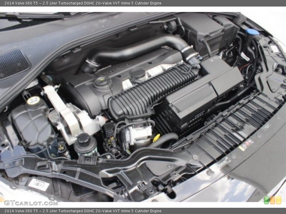 2.5 Liter Turbocharged DOHC 20-Valve VVT Inline 5 Cylinder Engine for the 2014 Volvo S60 #96494041
