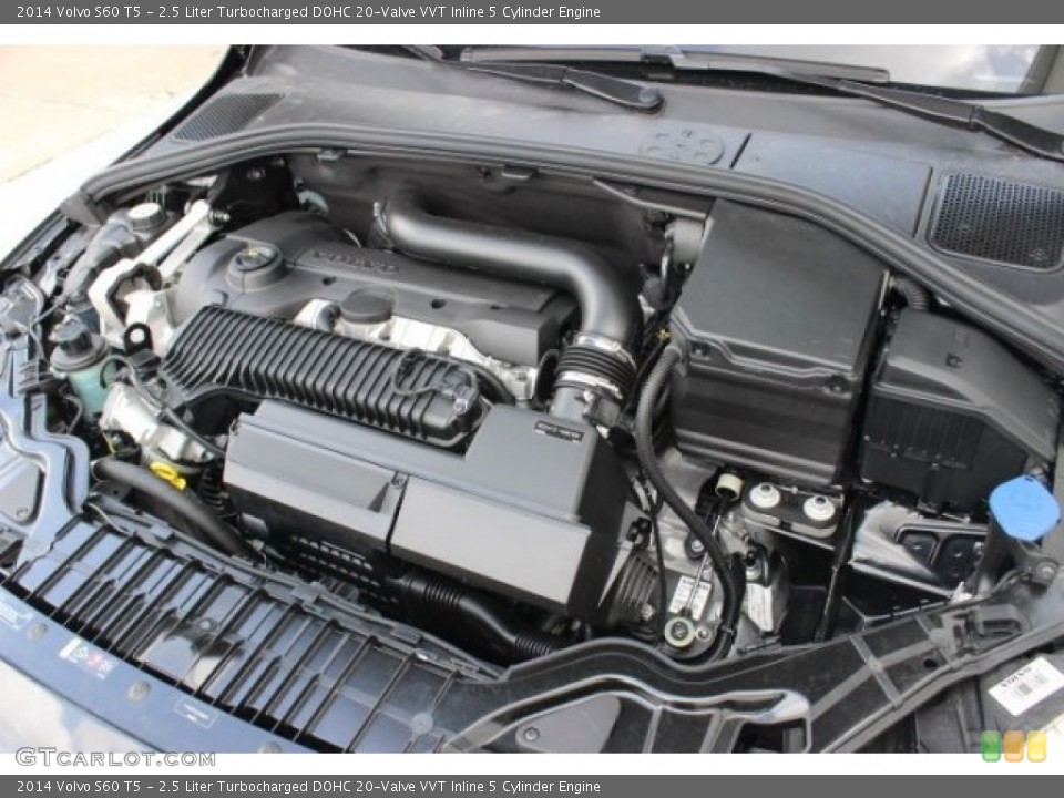 2.5 Liter Turbocharged DOHC 20-Valve VVT Inline 5 Cylinder Engine for the 2014 Volvo S60 #96494062