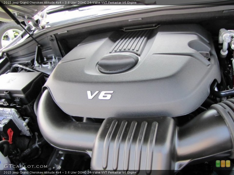 3.6 Liter DOHC 24-Valve VVT Pentastar V6 2015 Jeep Grand Cherokee Engine