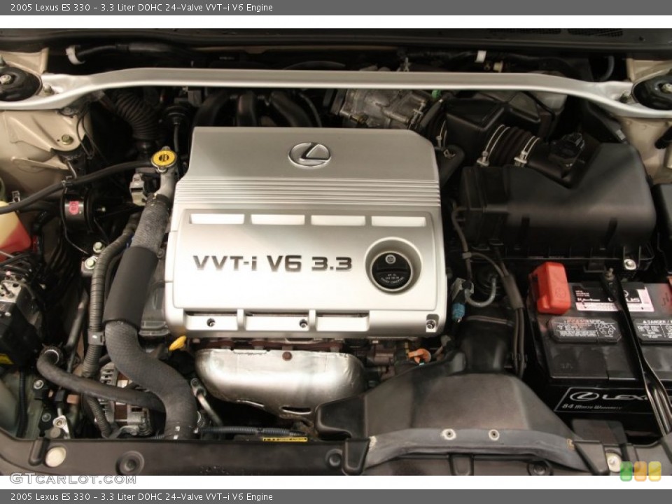 3.3 Liter DOHC 24-Valve VVT-i V6 Engine for the 2005 Lexus ES #96523251