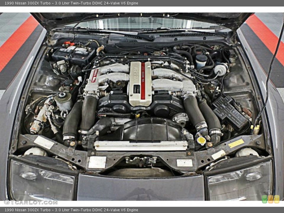 3.0 Liter Twin-Turbo DOHC 24-Valve V6 Engine for the 1990 Nissan 300ZX #96543921