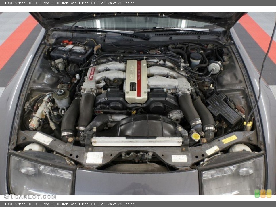 3.0 Liter Twin-Turbo DOHC 24-Valve V6 Engine for the 1990 Nissan 300ZX #96544002