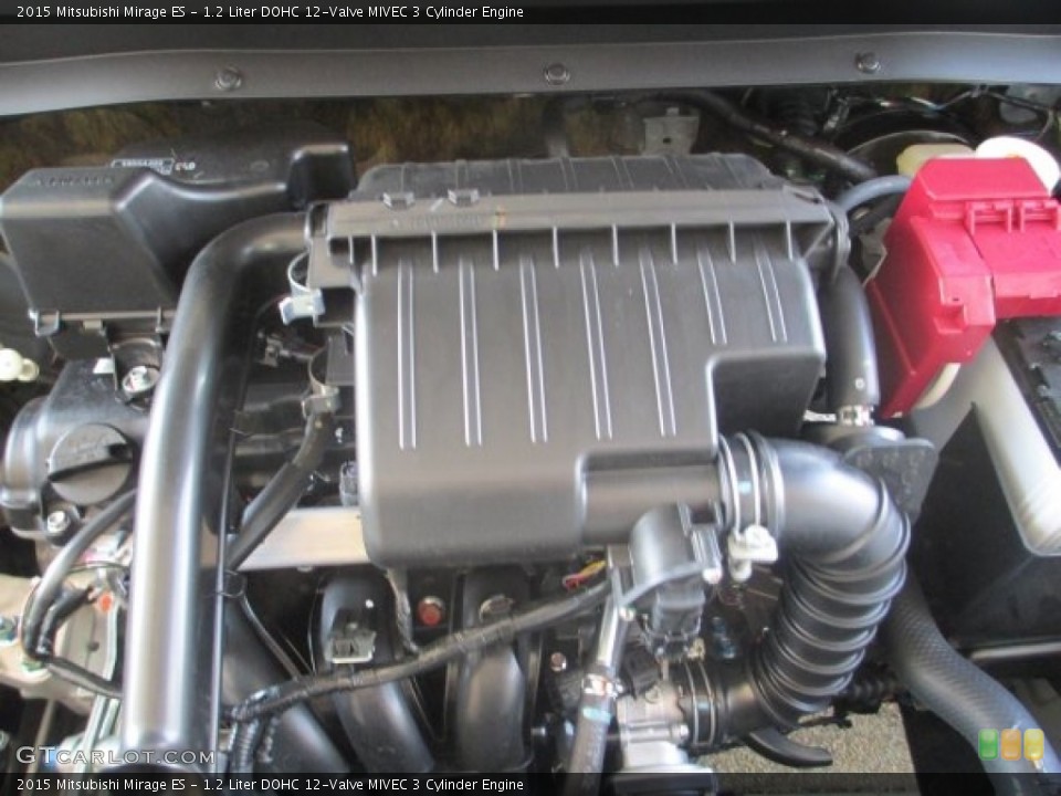 1.2 Liter DOHC 12-Valve MIVEC 3 Cylinder Engine for the 2015 Mitsubishi Mirage #96547223