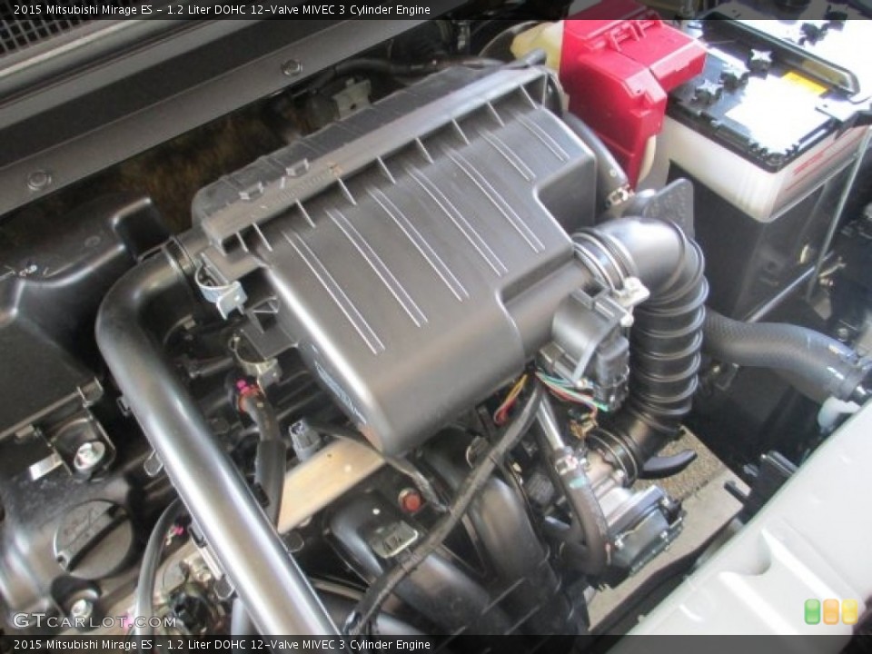 1.2 Liter DOHC 12-Valve MIVEC 3 Cylinder Engine for the 2015 Mitsubishi Mirage #96547259
