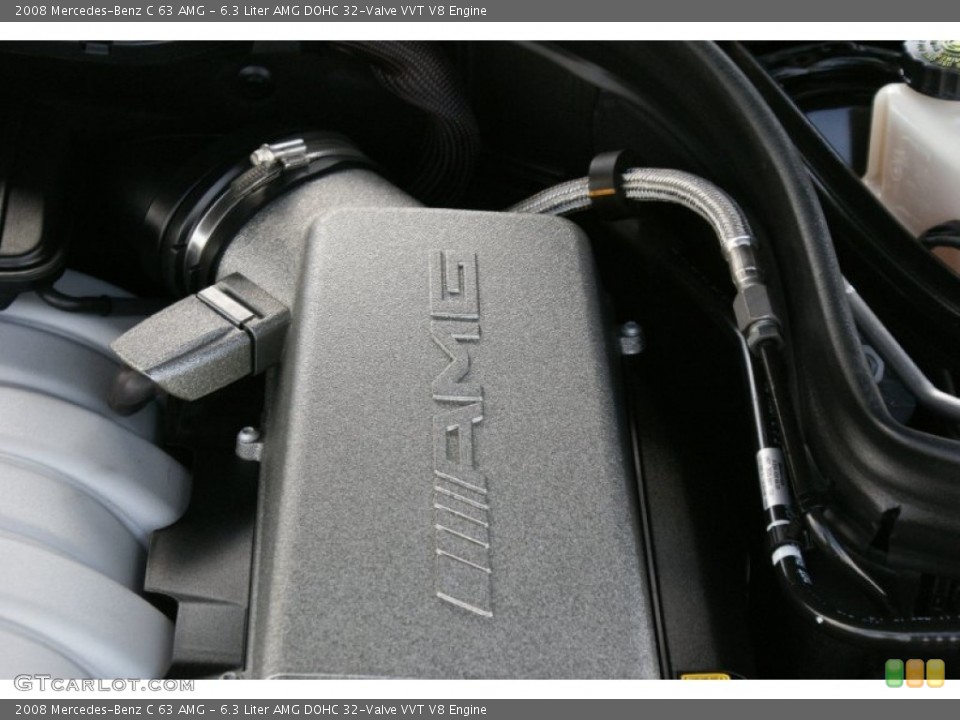 6.3 Liter AMG DOHC 32-Valve VVT V8 2008 Mercedes-Benz C Engine