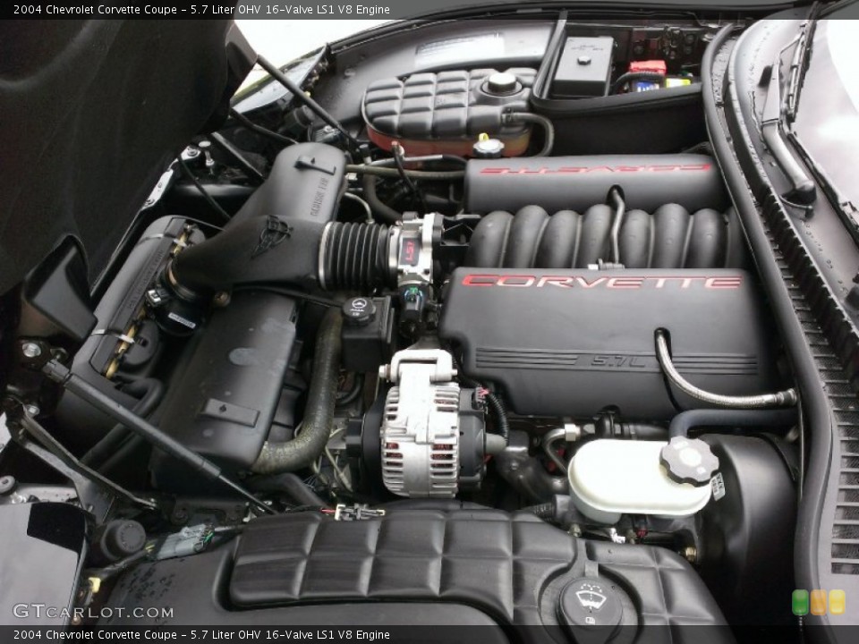 5.7 Liter OHV 16-Valve LS1 V8 Engine for the 2004 Chevrolet Corvette #96642320