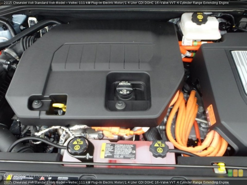 Voltec 111 kW Plug-In Electric Motor/1.4 Liter GDI DOHC 16-Valve VVT 4 Cylinder Range Extending Engine for the 2015 Chevrolet Volt #96647677