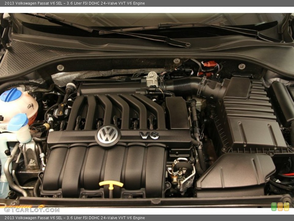 3.6 Liter FSI DOHC 24-Valve VVT V6 Engine for the 2013 Volkswagen Passat #96701692