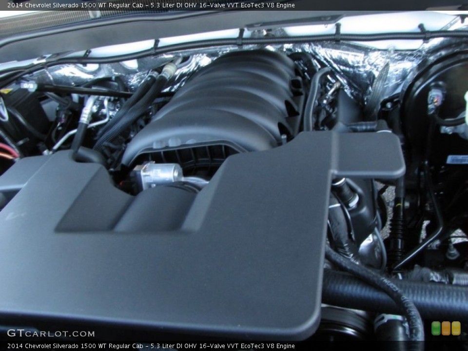 5.3 Liter DI OHV 16-Valve VVT EcoTec3 V8 Engine for the 2014 Chevrolet Silverado 1500 #96710602