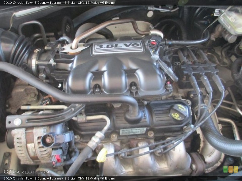 3.8 Liter OHV 12-Valve V6 Engine for the 2010 Chrysler Town & Country #96715534