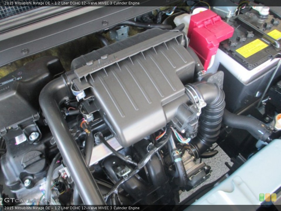 1.2 Liter DOHC 12-Valve MIVEC 3 Cylinder Engine for the 2015 Mitsubishi Mirage #96730204