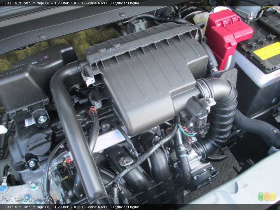 1.2 Liter DOHC 12-Valve MIVEC 3 Cylinder Engine for the 2015 Mitsubishi Mirage #96730921