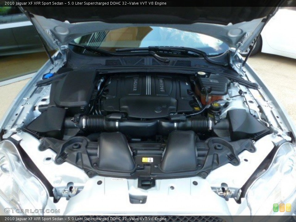5.0 Liter Supercharged DOHC 32-Valve VVT V8 Engine for the 2010 Jaguar XF #96744742