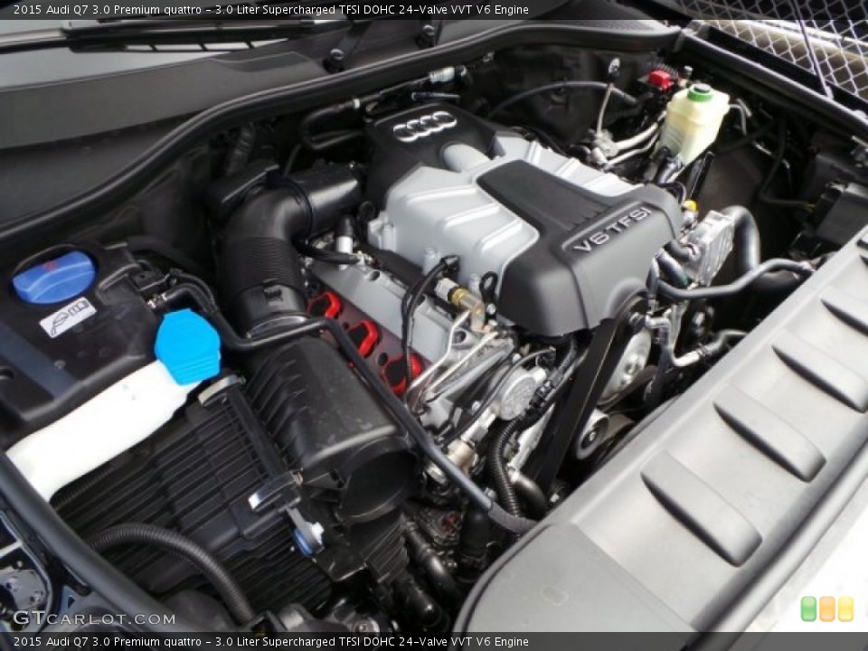 3.0 Liter Supercharged TFSI DOHC 24-Valve VVT V6 Engine for the 2015 Audi Q7 #96747973