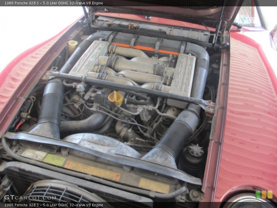 5.0 Liter DOHC 32-Valve V8 Engine for the 1986 Porsche 928 #96845600