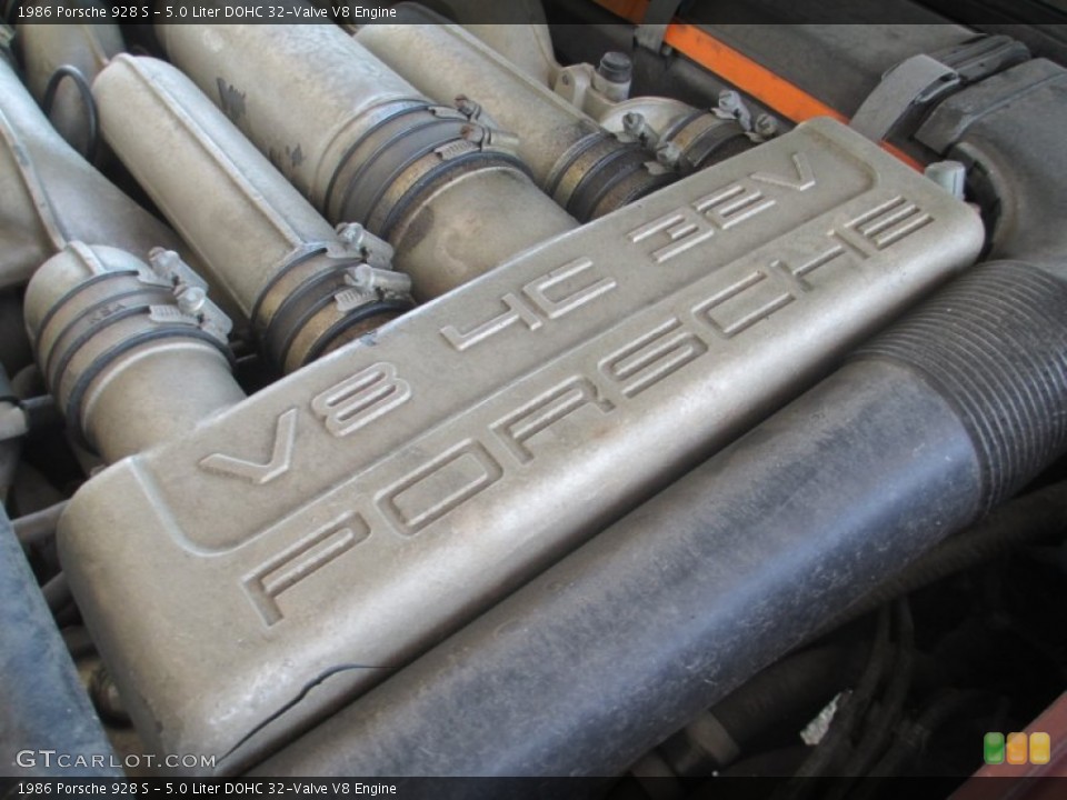 5.0 Liter DOHC 32-Valve V8 Engine for the 1986 Porsche 928 #96845609