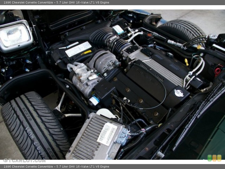 5.7 Liter OHV 16-Valve LT1 V8 Engine for the 1996 Chevrolet Corvette #96852785