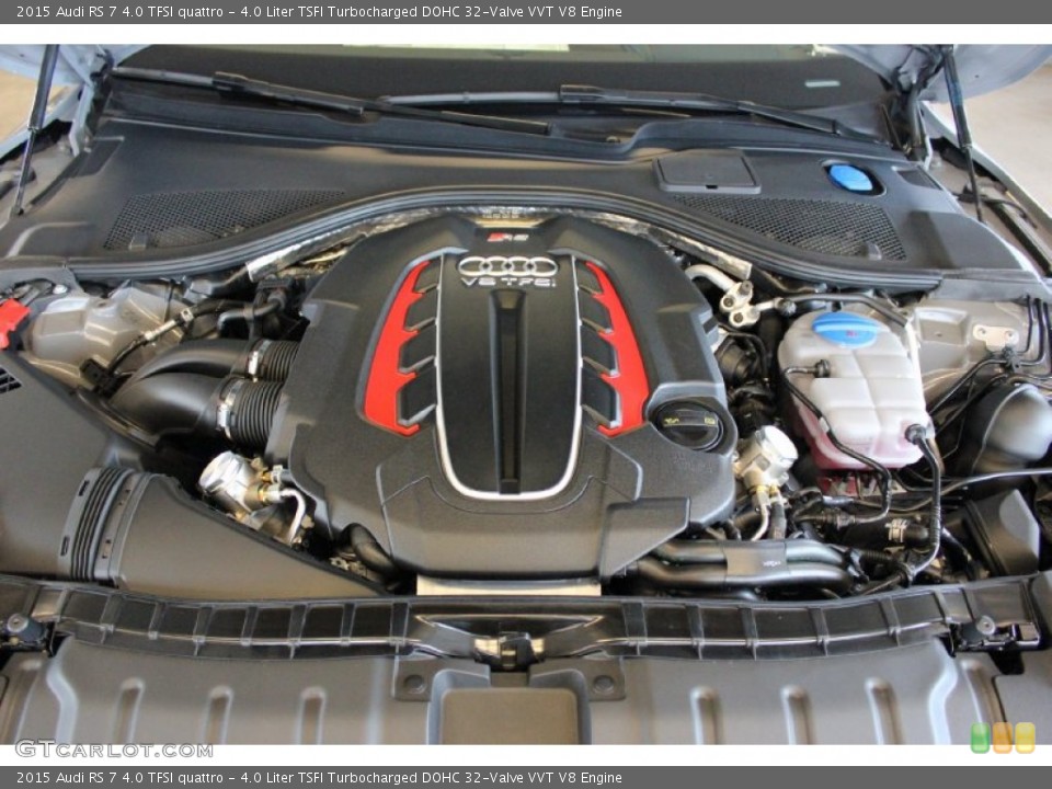 4.0 Liter TSFI Turbocharged DOHC 32-Valve VVT V8 Engine for the 2015 Audi RS 7 #96889354
