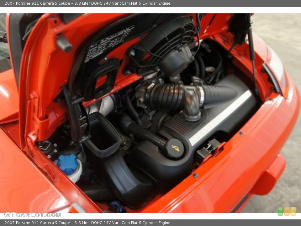 3.8 Liter DOHC 24V VarioCam Flat 6 Cylinder Engine for the 2007 Porsche 911 #96908818