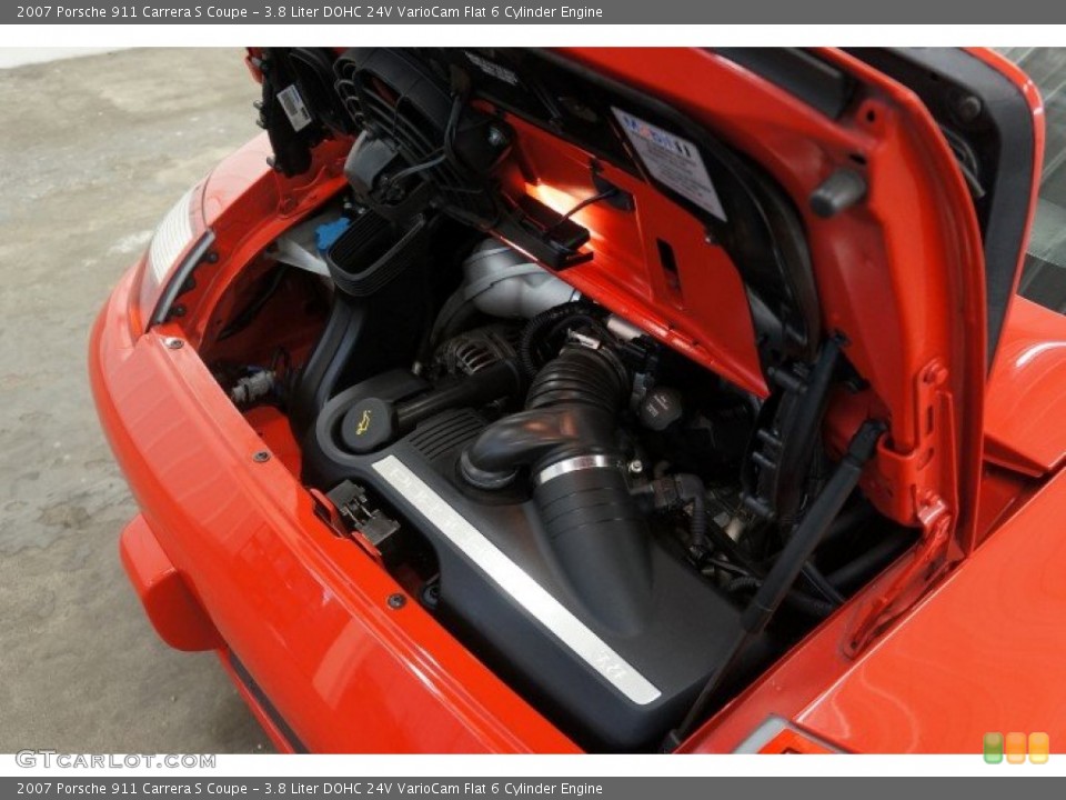 3.8 Liter DOHC 24V VarioCam Flat 6 Cylinder Engine for the 2007 Porsche 911 #96908824