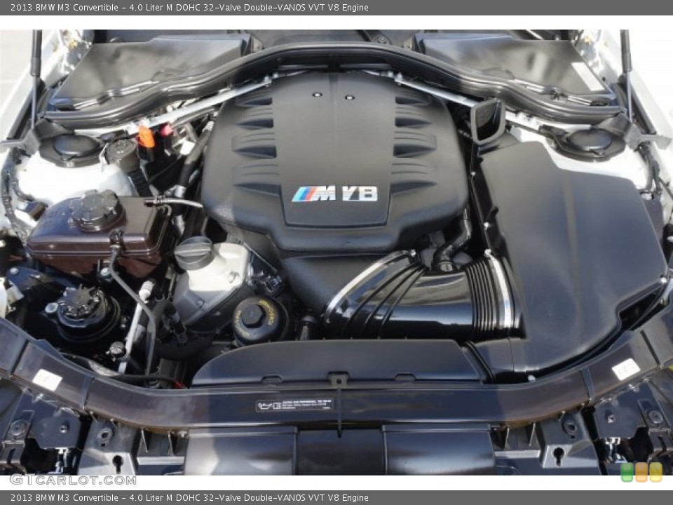 4.0 Liter M DOHC 32-Valve Double-VANOS VVT V8 2013 BMW M3 Engine